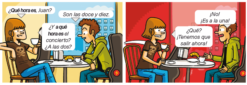 A comic strip about 2 friends