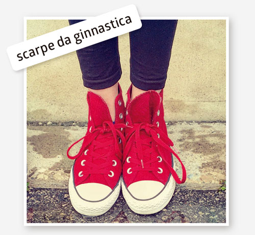 sneakers <it>scarpe da ginnastica</it>