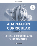 Book cover Lengua Castellana y Literatura 1º ESO. Adaptación curricular digital inGENIOX