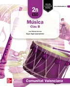 Book cover Música Clau B 2n ESO C. Valenciana