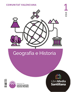 Book cover LM Alumnado Geografía e Historia 1 ESO Castellano Construyendo nuevos mundos Voramar