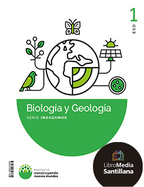 Book cover LM Alumnado Biología y Geología 1 ESO Indagamos Construyendo nuevos mundos