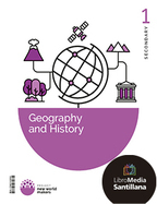 Book cover LM Student Geography and History 1 ESO New World Makers