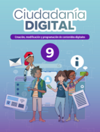 Book cover Ciudadanía Digital 9. Creación, modificación y programación de contenidos digitales