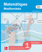 Book cover Matemàtiques Mediterrània 1r Batxillerat