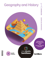 Book cover LM Student Geography and History 1 ESO New World Makers Madrid