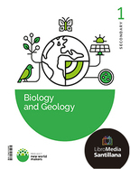 Book cover LM Student Biology and Geology 1 ESO New World Makers