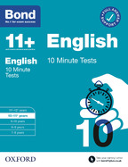 English 10 Minute Tests. 10-11 years