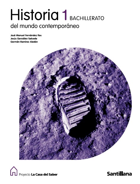 Book cover Historia del mundo contemporáneo 1º Bachillerato