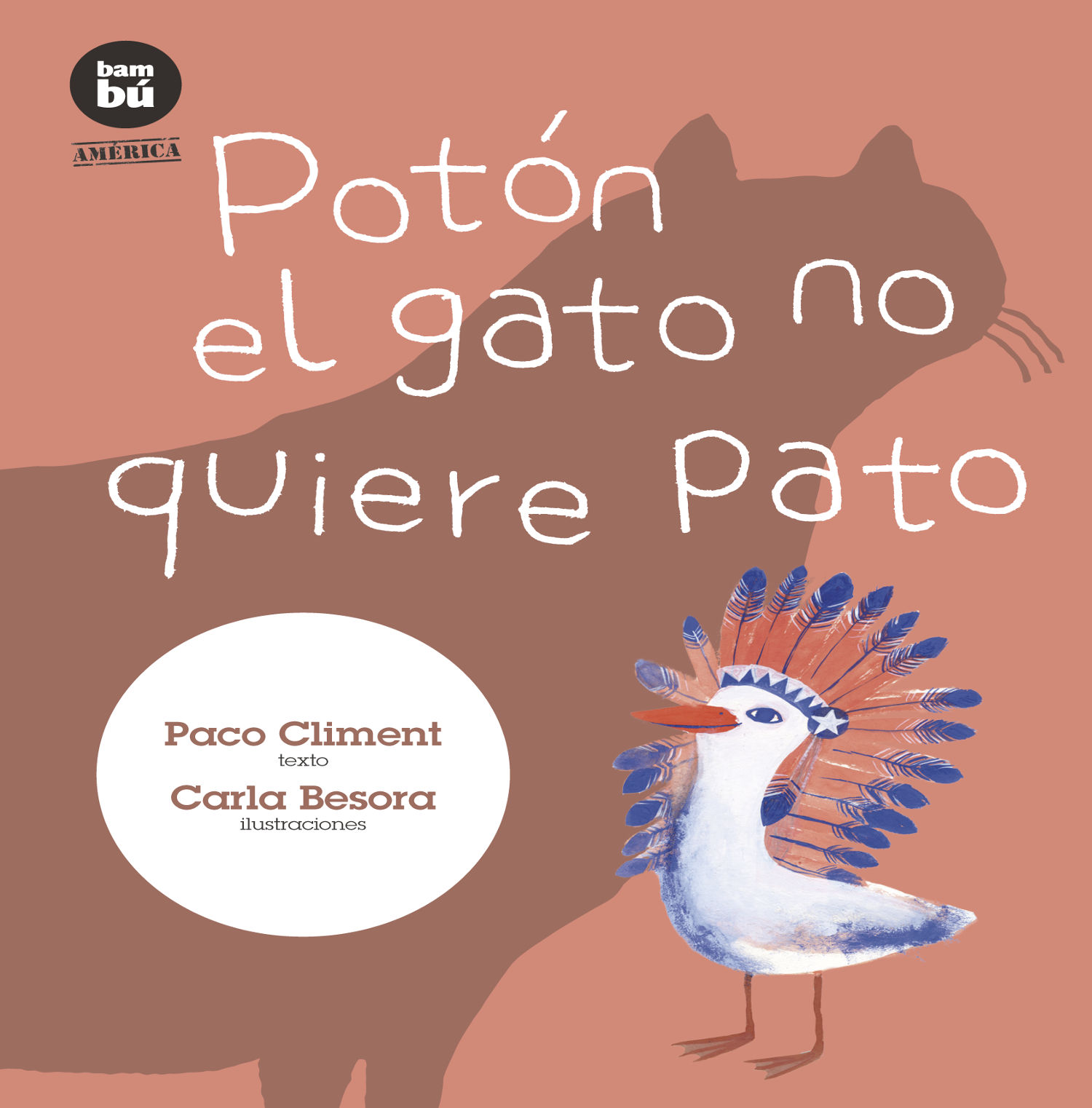 Book cover Potón el gato no quiere pato