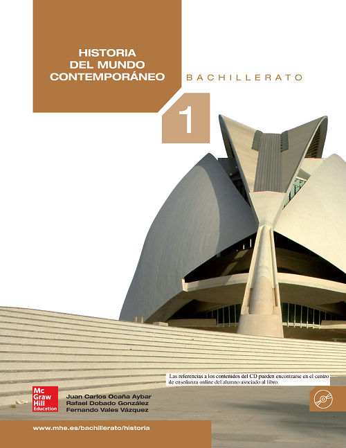 Book cover Historia del Mundo Contemporáneo 1º Bachillerato