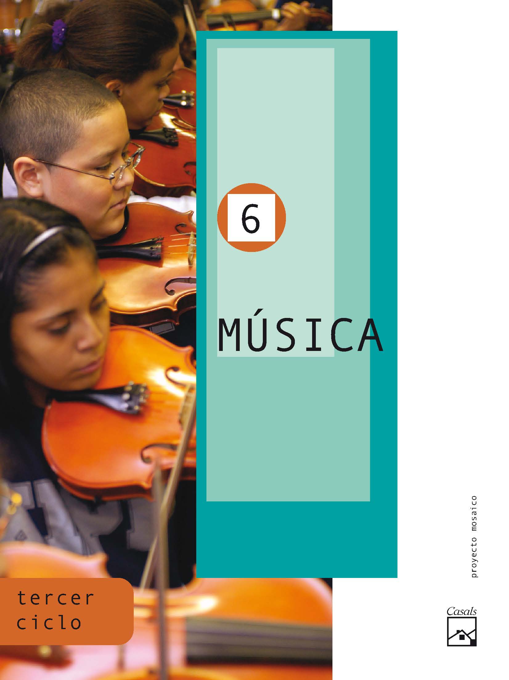 Book cover Música 6º Primaria Libro