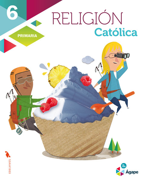 Book cover (P) Religión Católica 6.º Primaria (profesor)