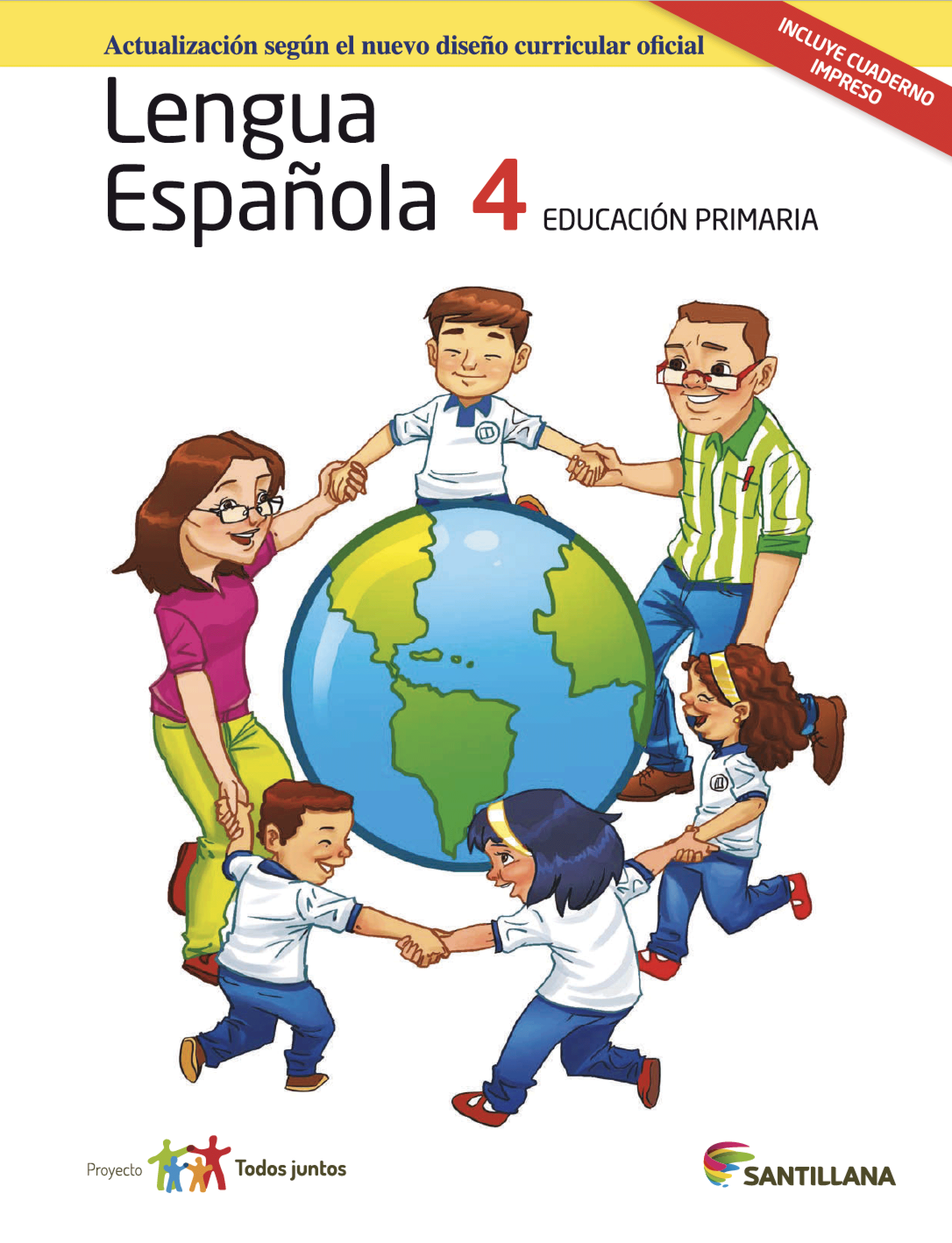 Book cover Lengua Española 4to Primaria