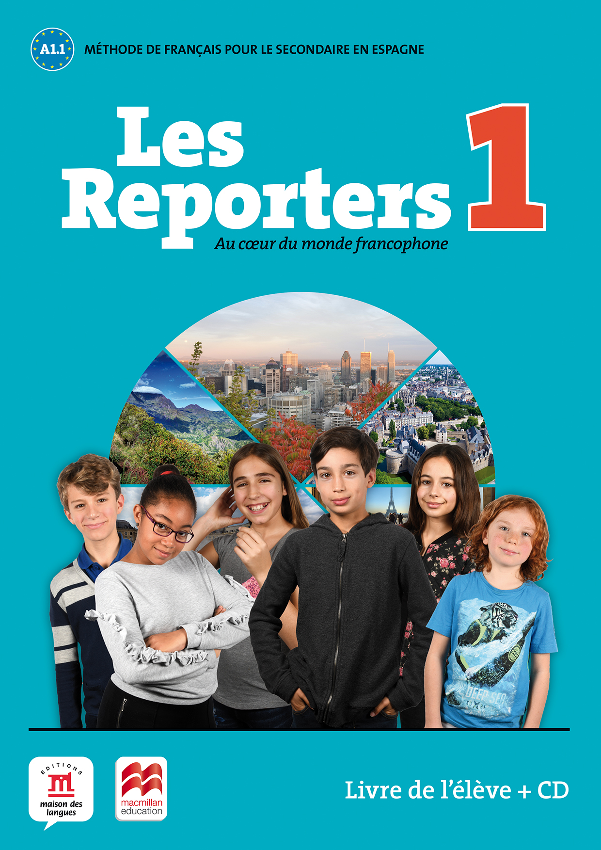 Portada del Libro Les Reporters 1 Livre de l'élève