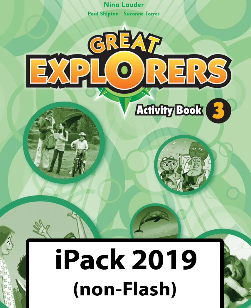 Book cover Great Explorers 3. Activity Book iPack (non-Flash)