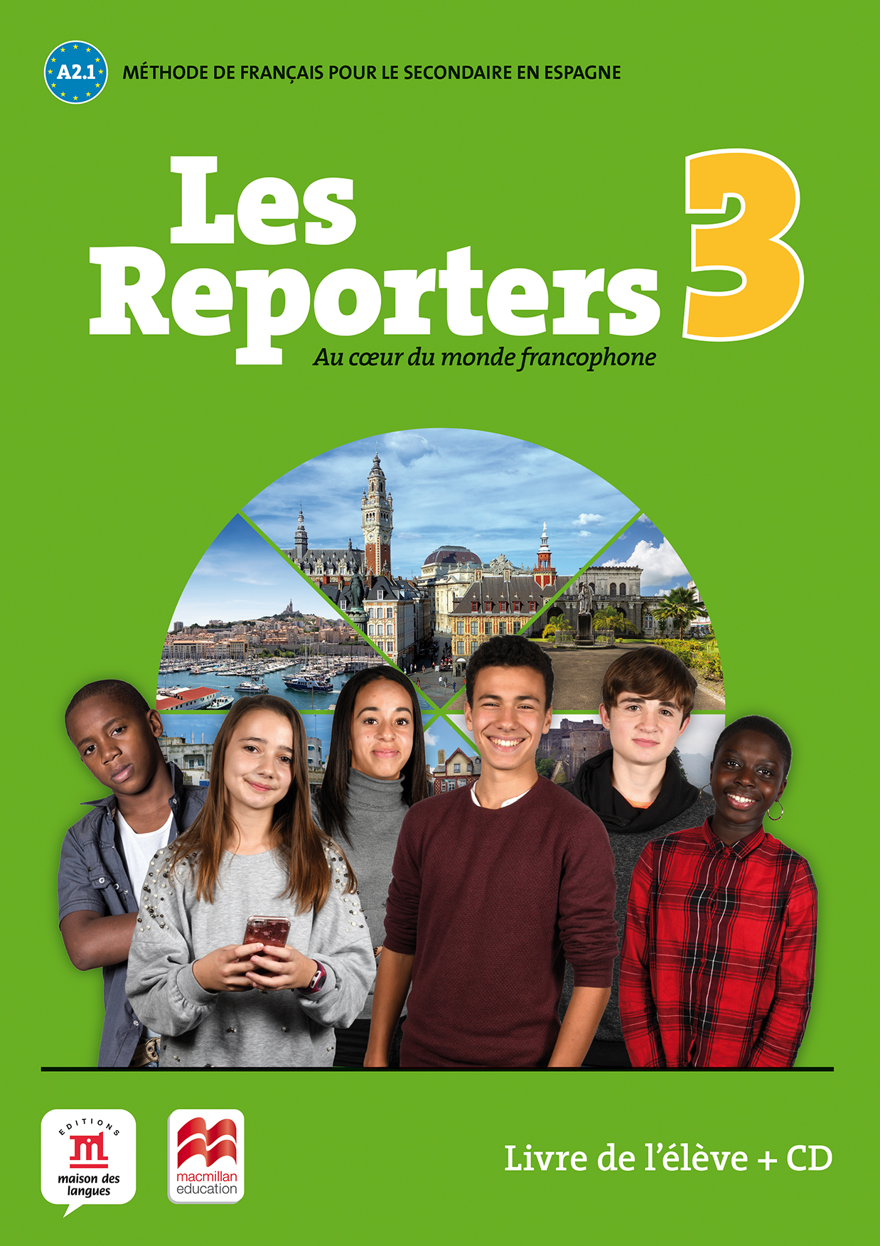 Book cover Les Reporters 3 Livre de l'élève