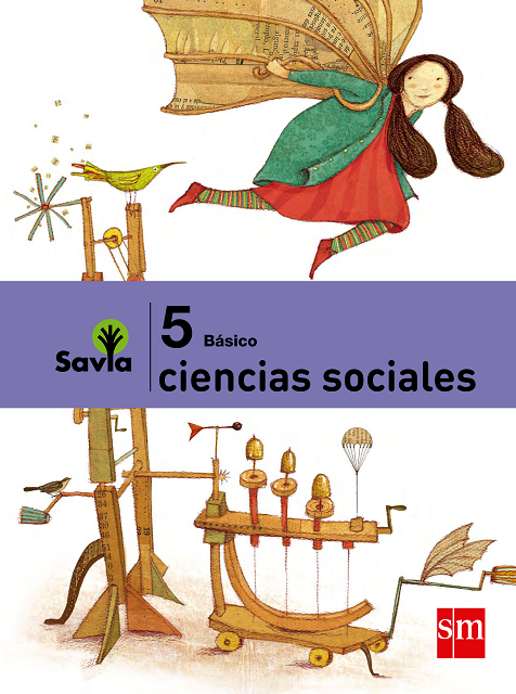 Book cover Proyecto Savia: Ciencias Sociales 5° básico