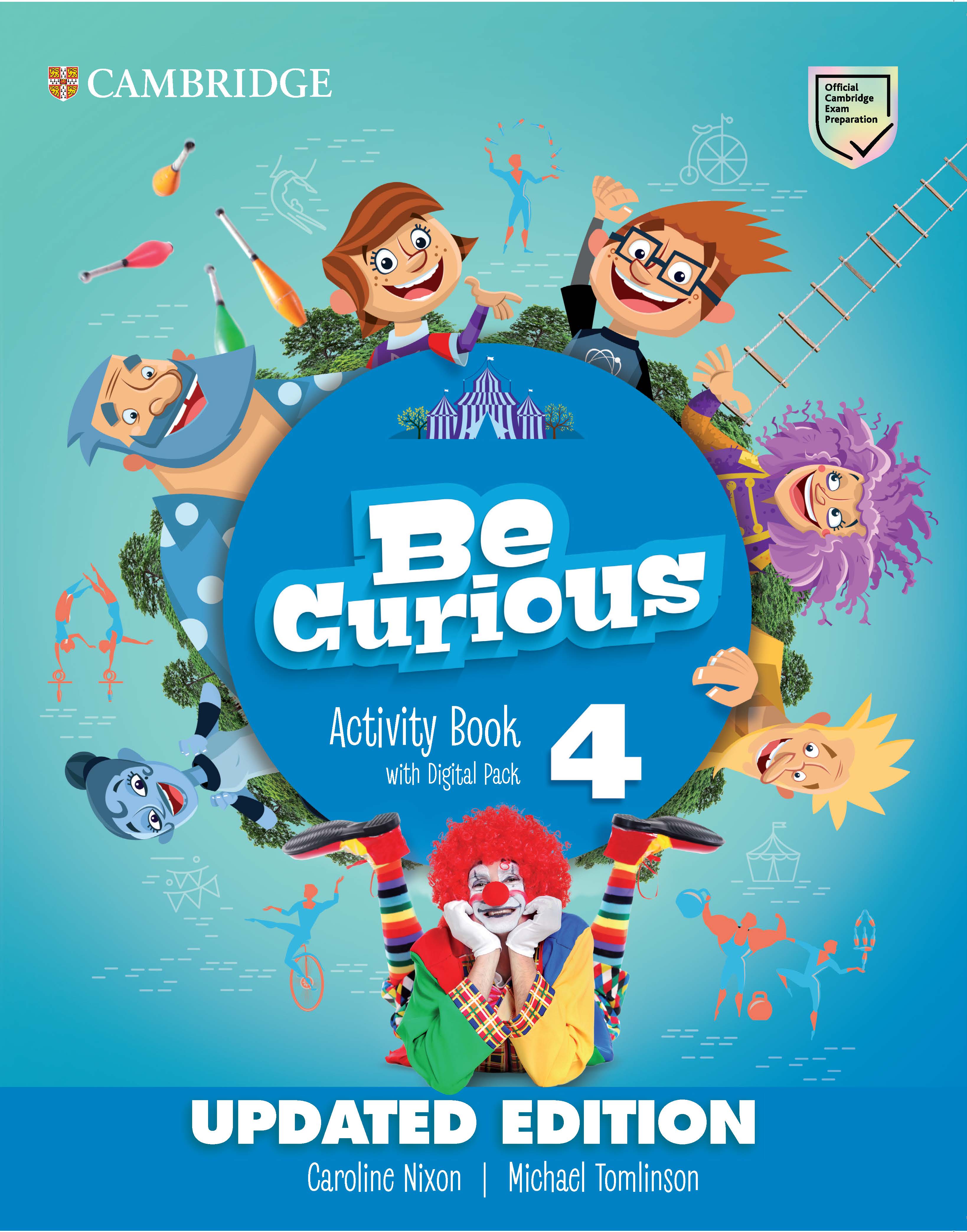 Book cover Be Curious 4 Activity Book Updated Edition