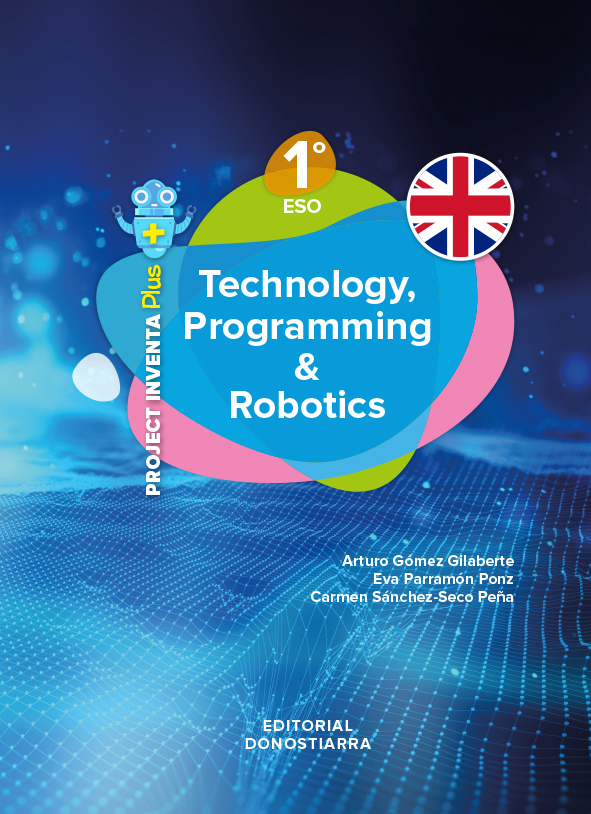 Book cover ROBOTICS 1º ESO - HTML 2020