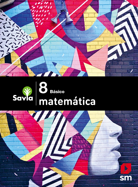 Book cover Matemáticas 8°, Savia