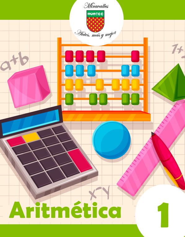 Book cover Aritmética 1° Secundaria 2021