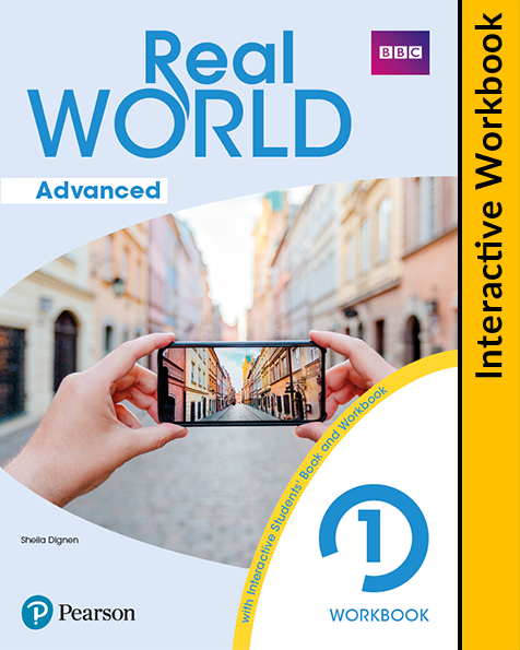 Book cover Real World Advanced 1 Interactive Workbook