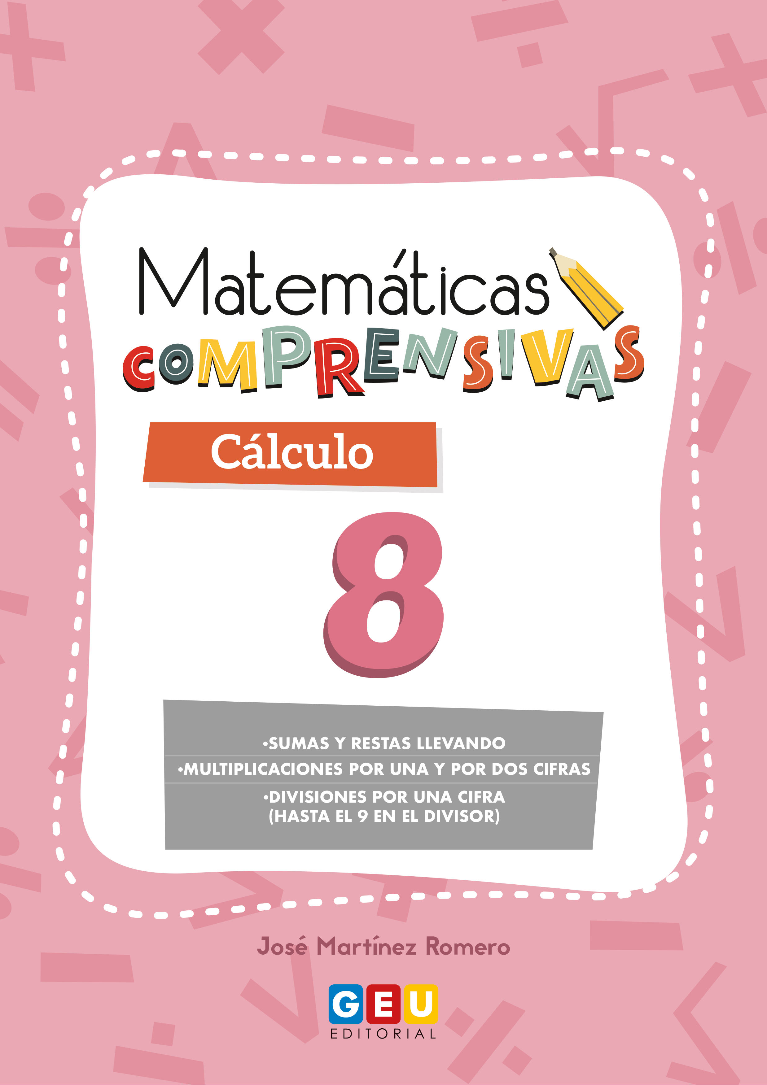 Book cover MATEMÁTICAS COMPRENSIVAS - CÁLCULO 8