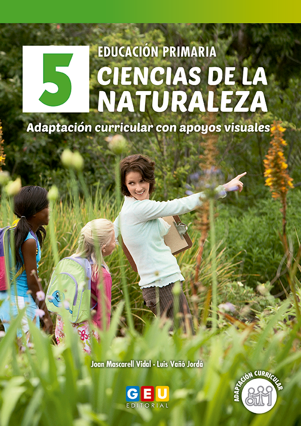 Book cover CIENCIAS DE LA NATURALEZA 5. ADAPTACIÓN CURRICULAR CON APOYOS VISUALES
