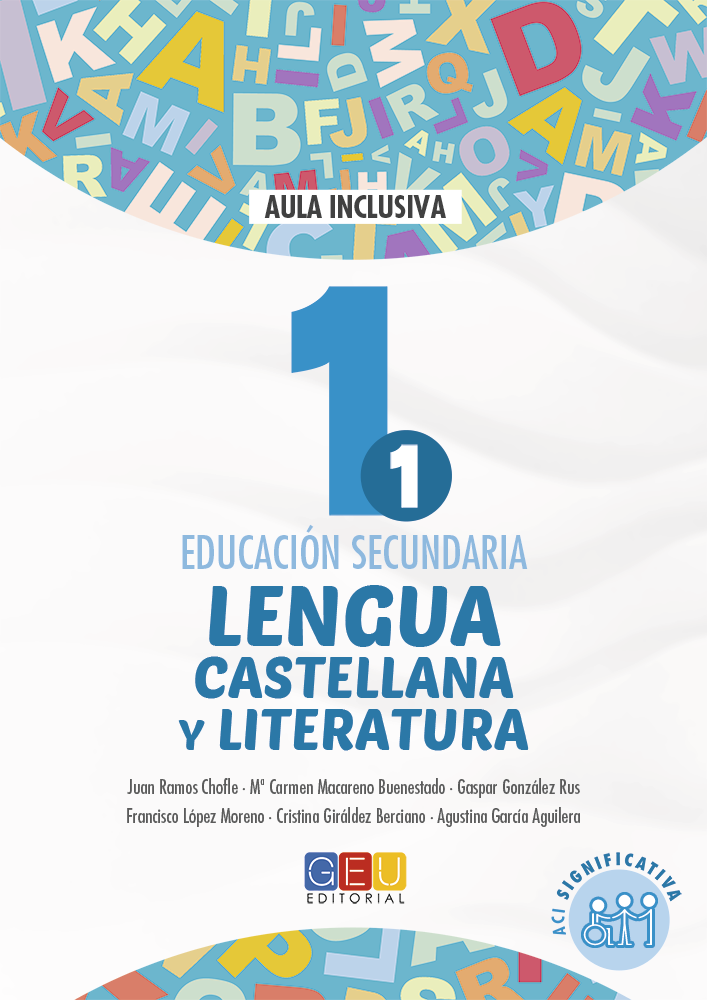 Book cover Lengua Castellana y Literatura 1. Adaptación curricular. ACI Significativa.