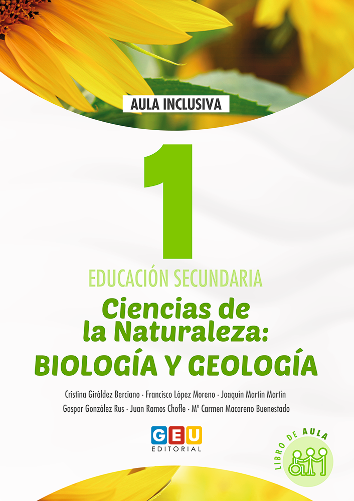 Book cover Ciencias de la Naturaleza: Biología y Geología 1. Aula.
