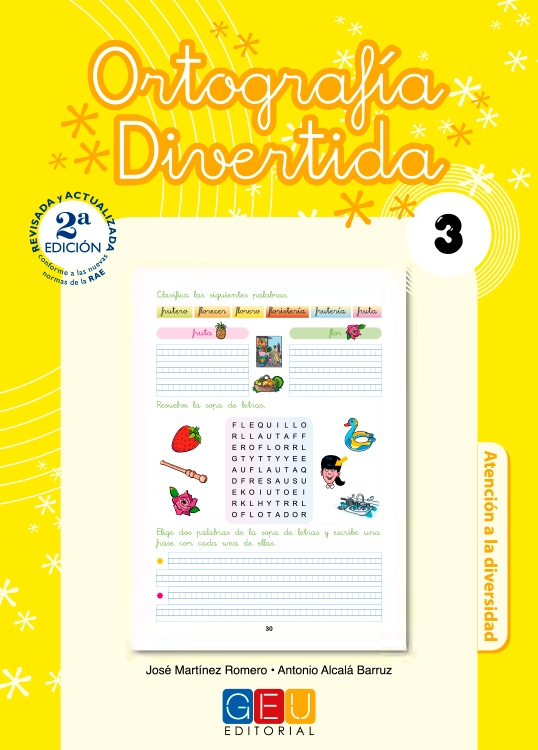 Book cover Ortografía Divertida 3