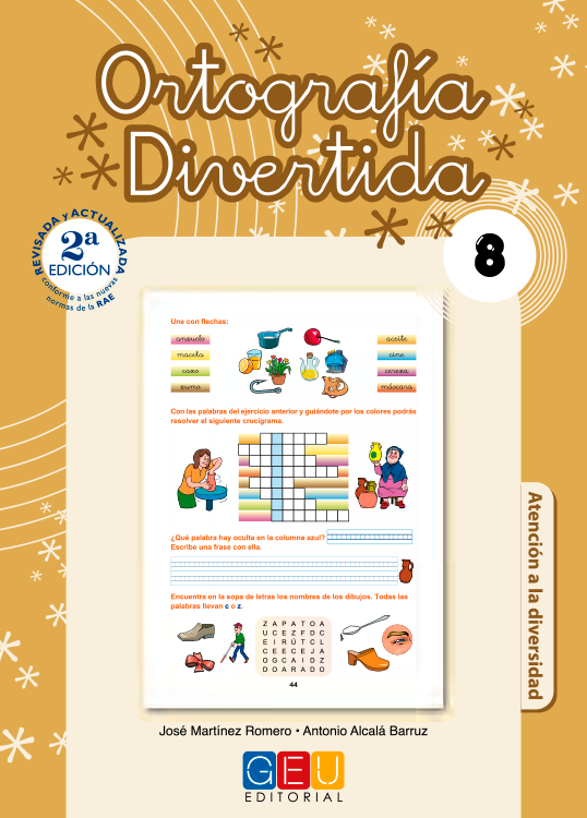 Book cover Ortografía Divertida 8