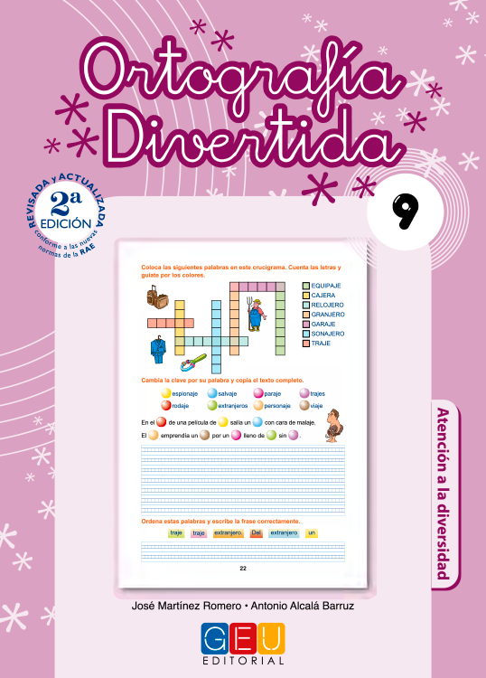 Book cover Ortografía Divertida 9