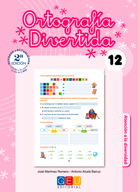 Book cover Ortografía Divertida 12