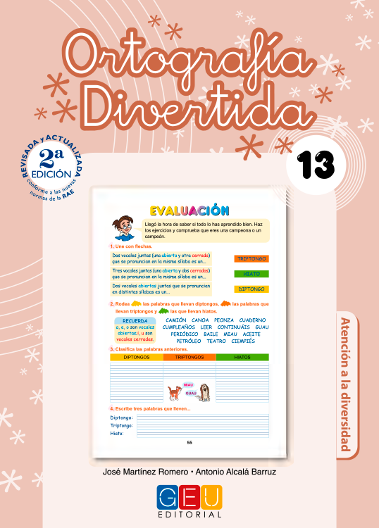 Book cover Ortografía Divertida 13