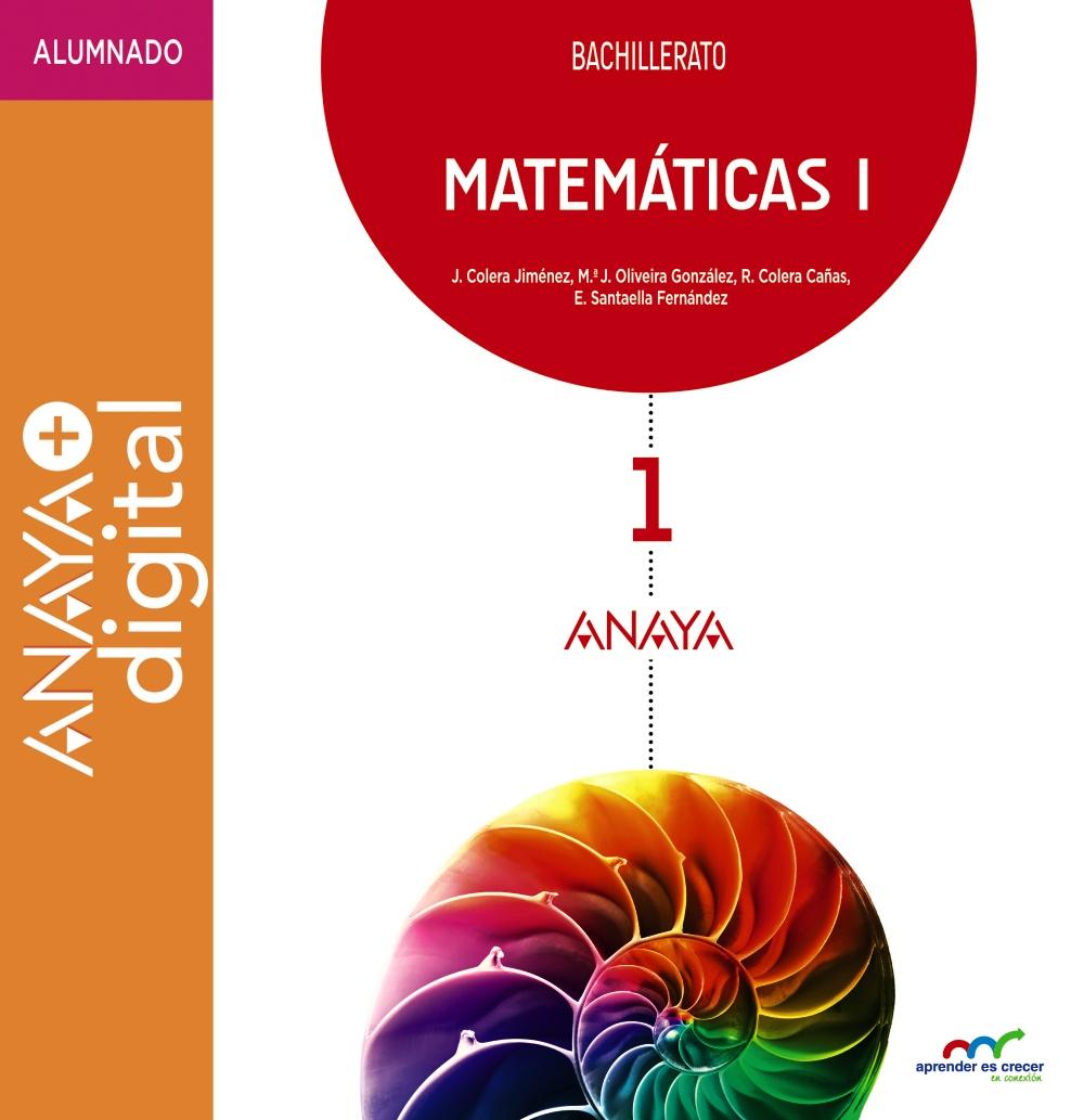 Book cover Matemáticas 1º Bachillerato ANAYA + Digital