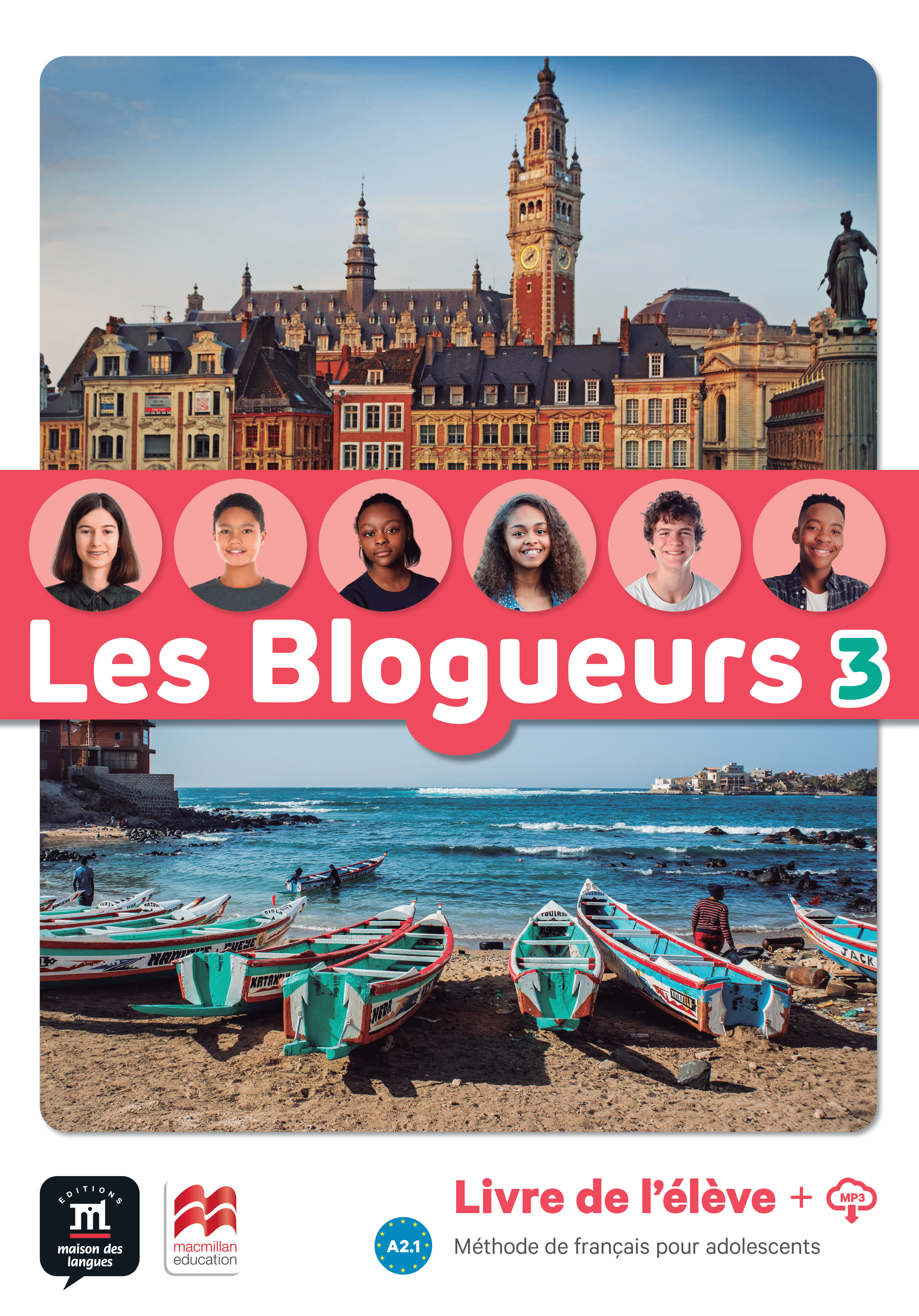 Portada del Libro Les Blogueurs 3 - Livre de l'élève