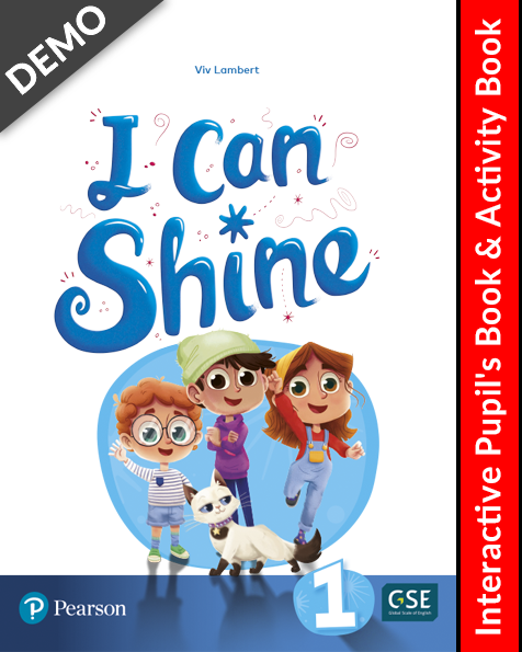 Book cover I Can Shine 1 Digital Interactive Pupil's Book and Activity Book -DEMO-