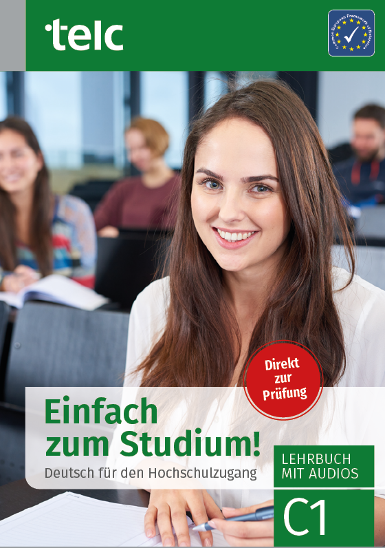 Book cover Einfach zum Studium! Deutsch für den Hochschulzugang C1