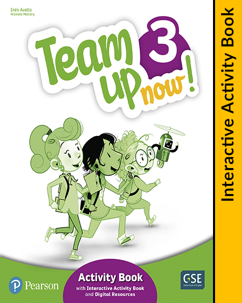 Team Up Now! 3 Interactive Activity Book | Digital book | BlinkLearning