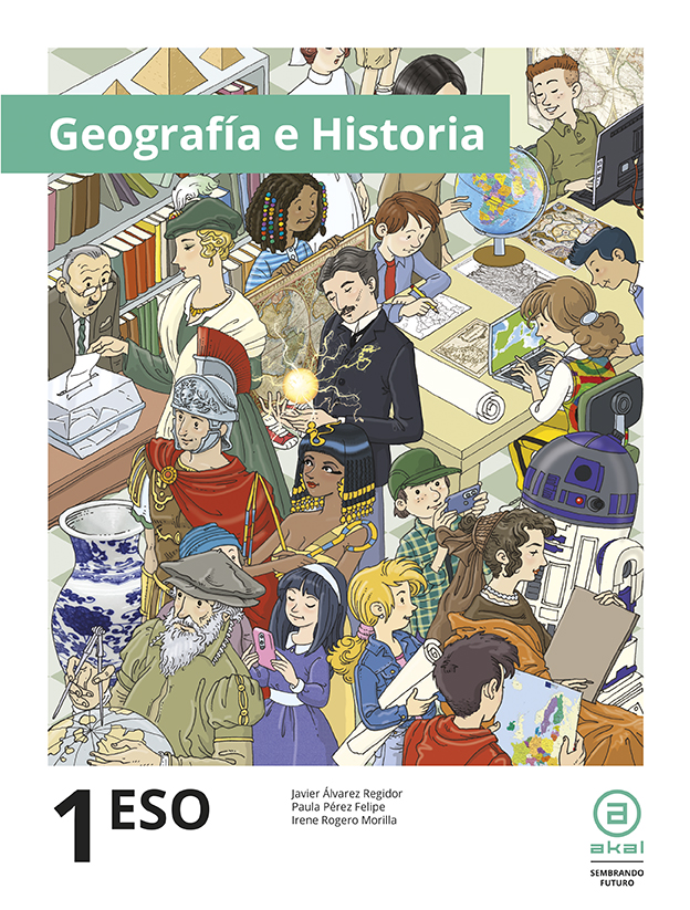 Book cover Geografía e Historia 1.º ESO
