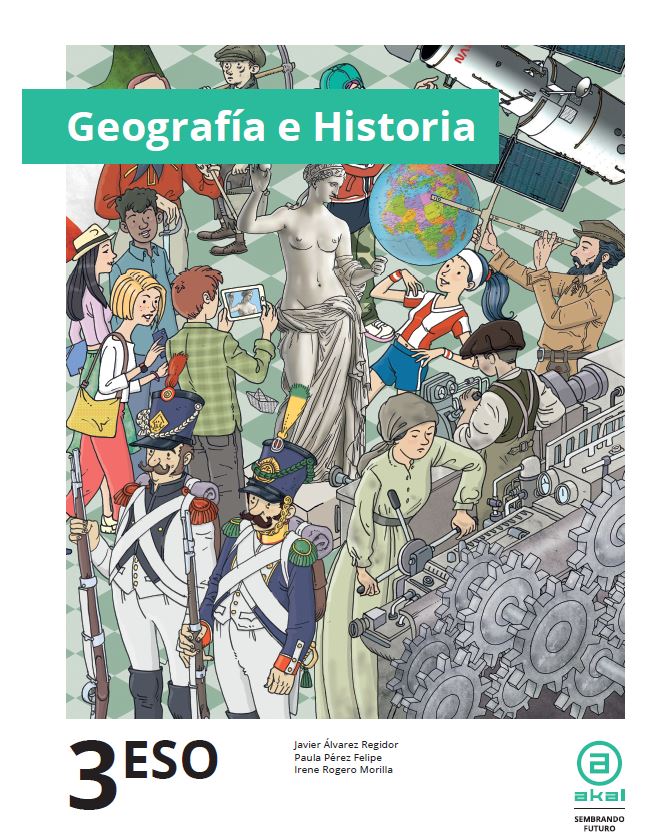 Book cover Geografía e Historia 3.º ESO