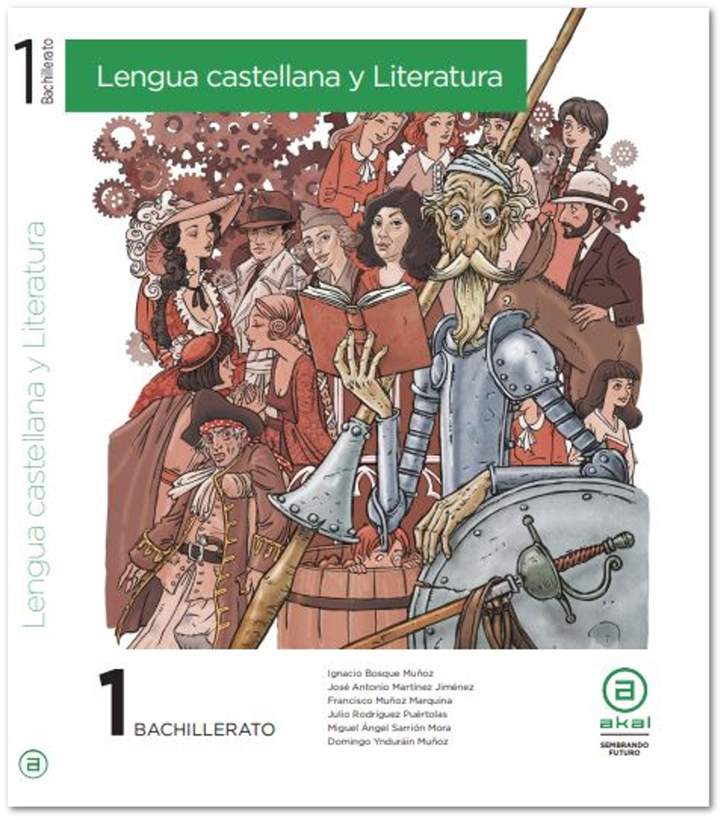 Book cover Lengua Castellana y Literatura 1.º Bachillerato