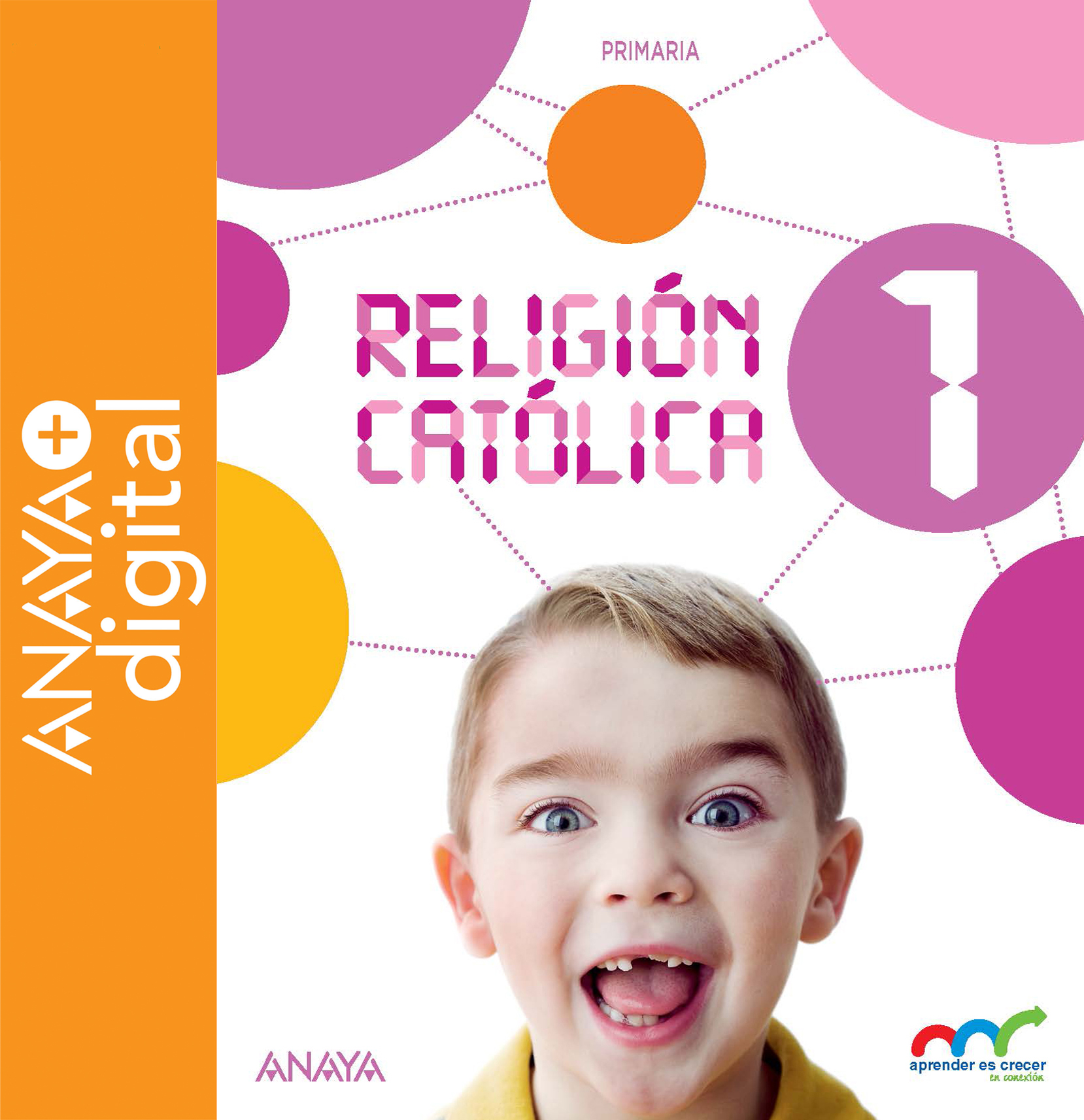 Portada del Libro Religión 1. Primaria. Anaya + Digital