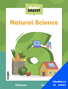 Book cover LN PLAT Student Natural Science 6PRI World makers Clil