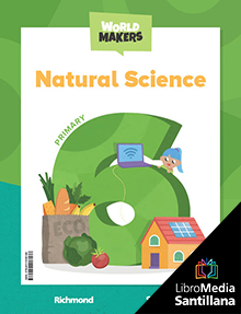 Book cover LM PLAT Student Natural Science 6PRI World makers Clil