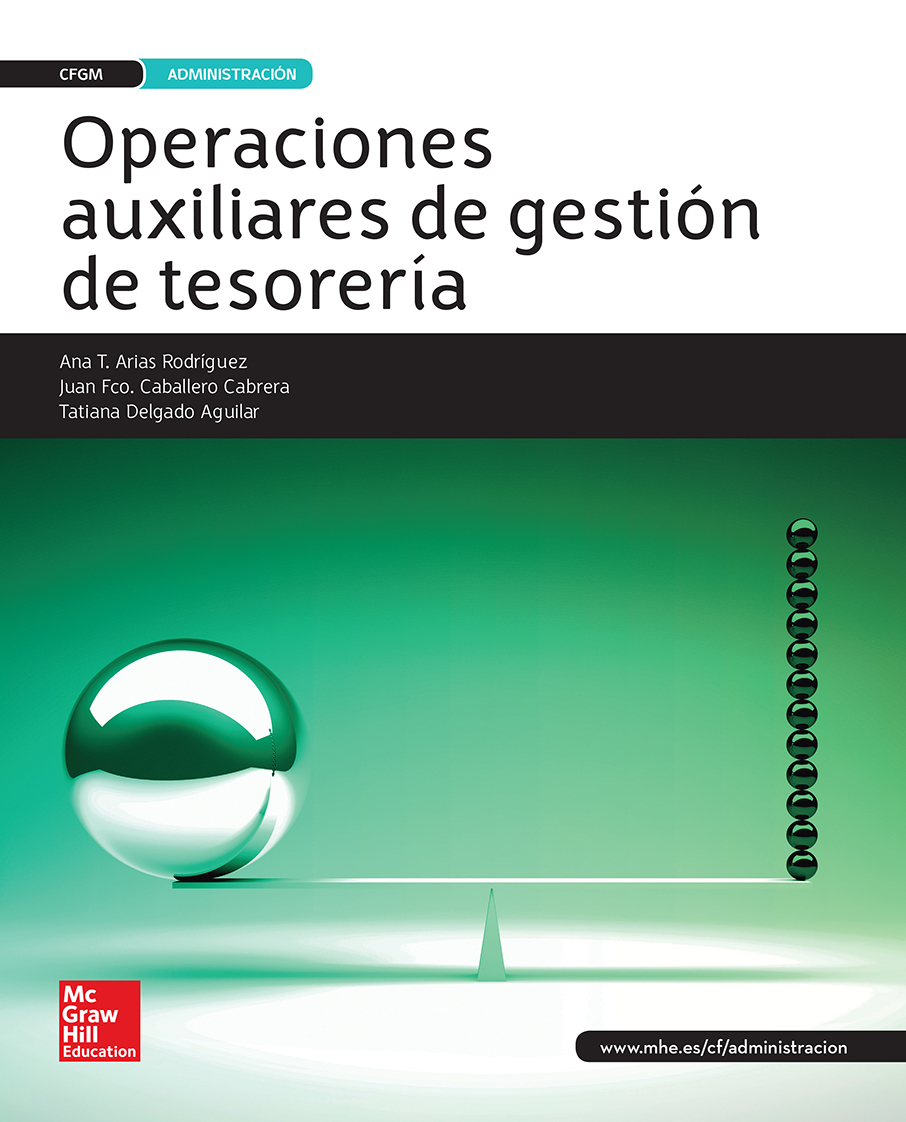 Book cover INTERACTIVEBOOK - Operaciones auxiliares de gestión de tesorería