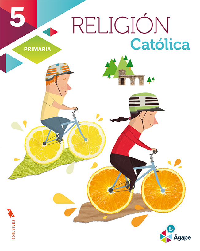 Book cover Religión 5º Primaria (Ágape) alumno