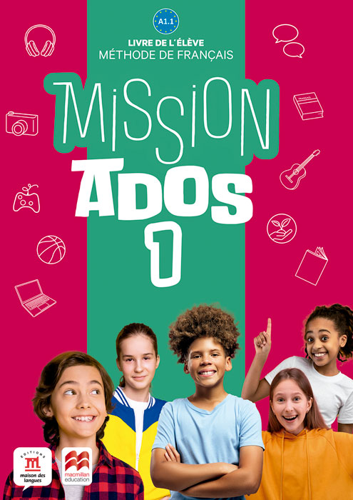 Book cover Mission Ados 1 - Livre de l'élève